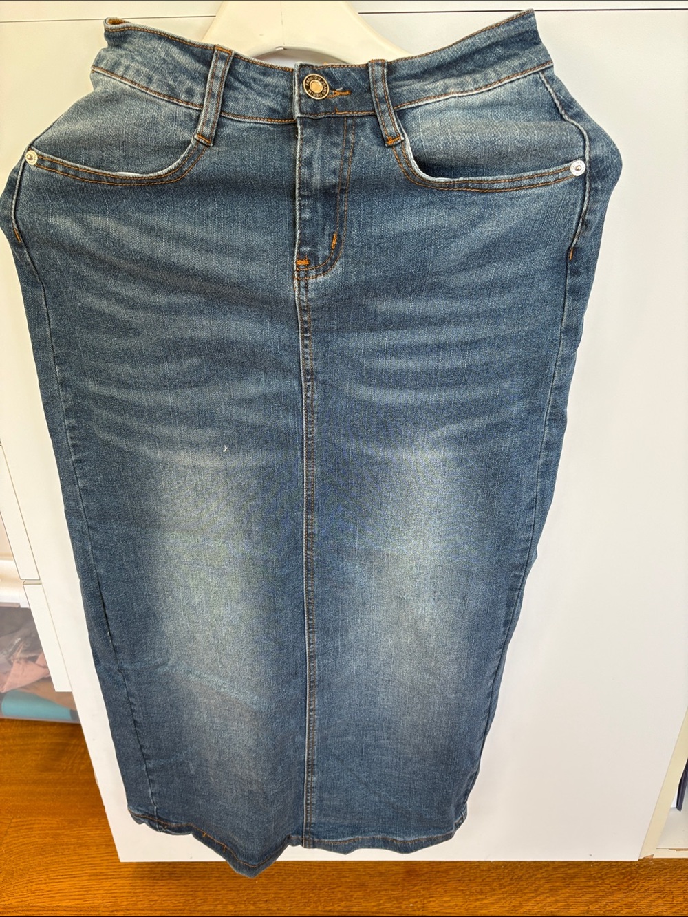 Women's Blue Denim Skirt
